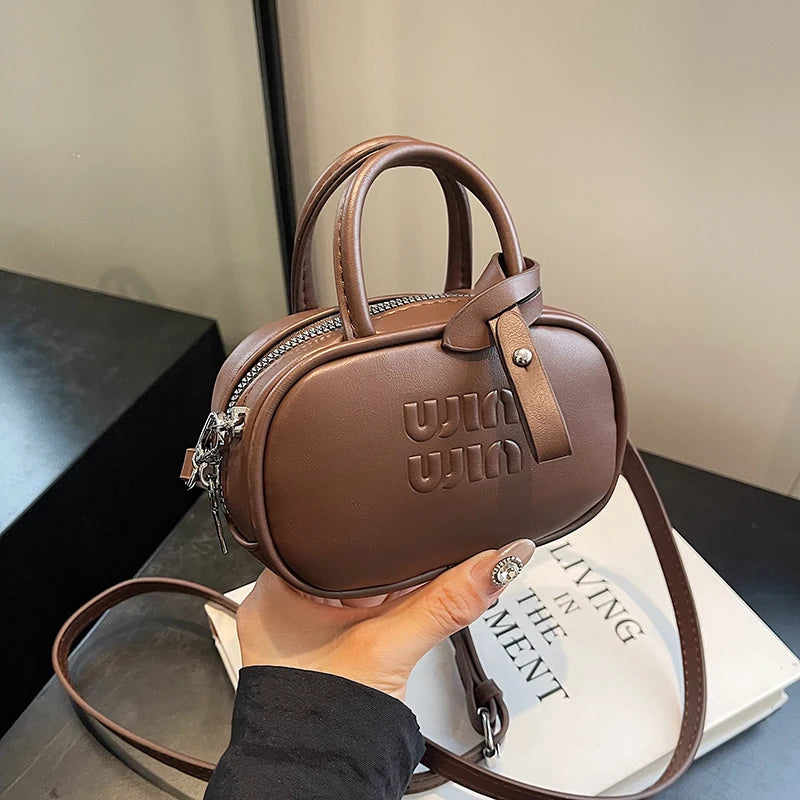 Women's Mini Crossbody Bag – Elegant Soft Shoulder Handbag