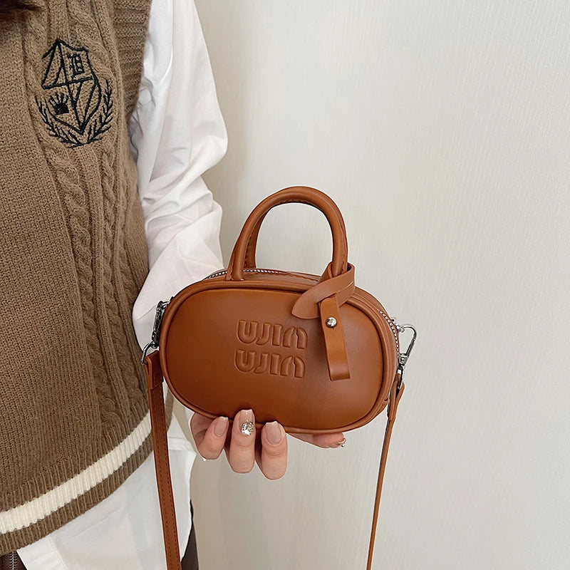 Women's Mini Crossbody Bag – Elegant Soft Shoulder Handbag