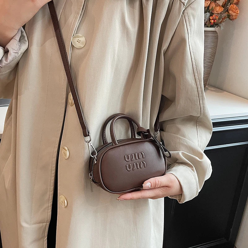 Women's Mini Crossbody Bag – Elegant Soft Shoulder Handbag